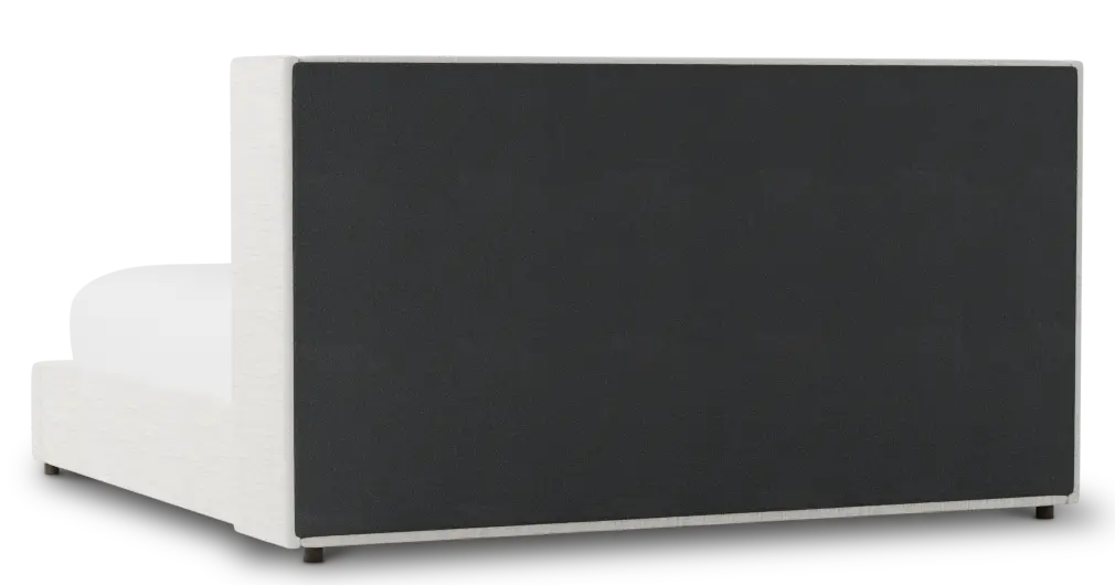 Captiva Maguire Ivory 48" Upholstered Shelter Bed Captiva Maguire Ivory 48" Upholstered Shelter Bed