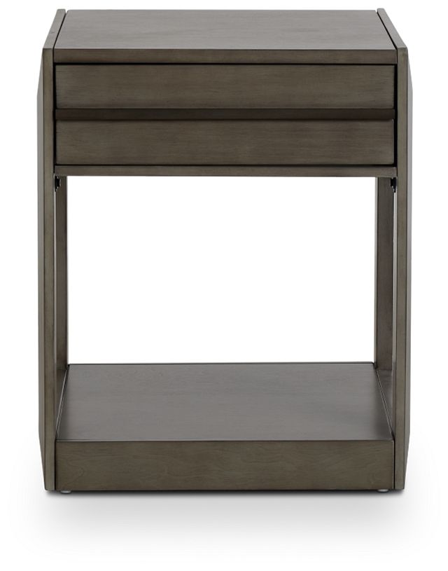 Zurich Gray End Table