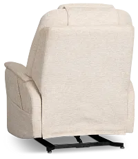 Model 3+ Petite Light Beige Fabric Power Lift Recliner
