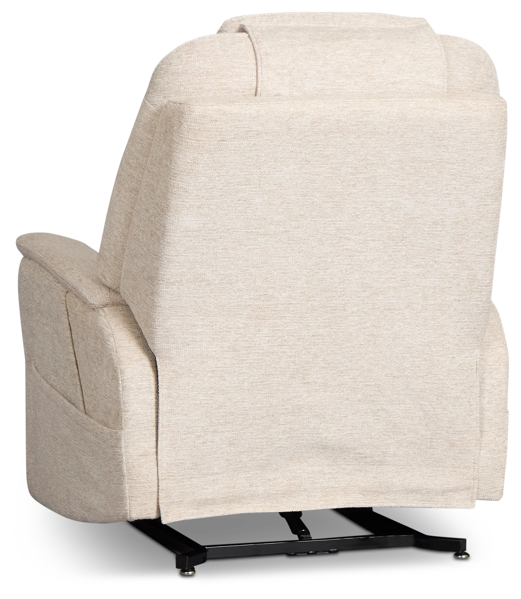 Model 3+ Petite Light Beige Fabric Power Lift Recliner