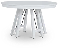 Heron Cove White 52" Round Table