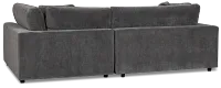 Lounge Dark Gray Fabric Right Chaise Sectional