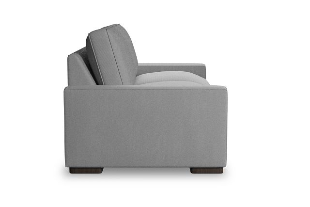 Edgewater Delray Light Gray 84" Sofa W/ 2 Cushions