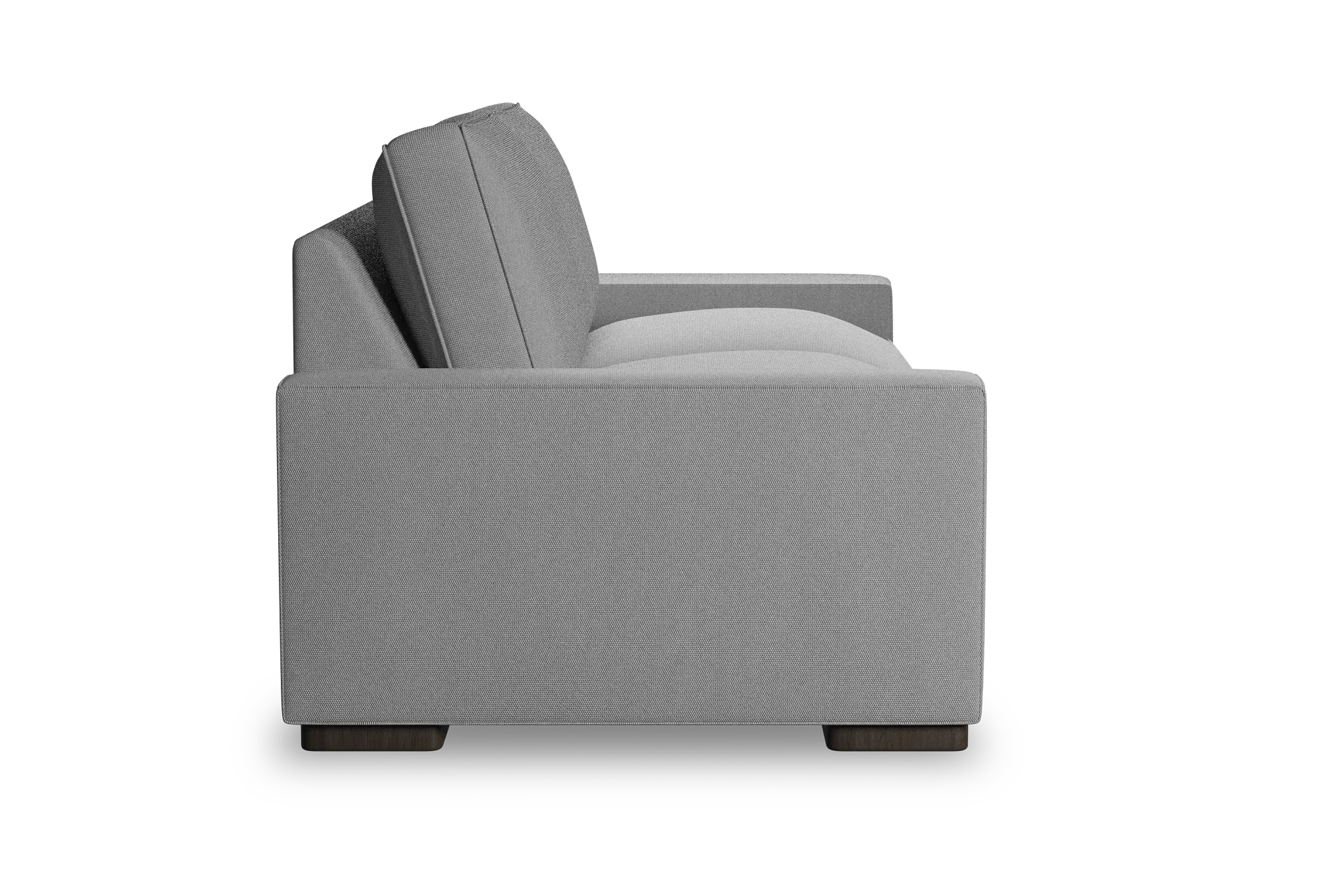 Edgewater Delray Light Gray 84" Sofa W/ 2 Cushions