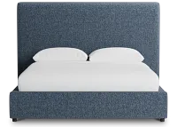 Grayton Maguire Blue 54" Upholstered Platform Bed