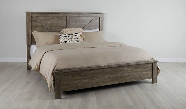 Blueridge Light Tone Panel Bed