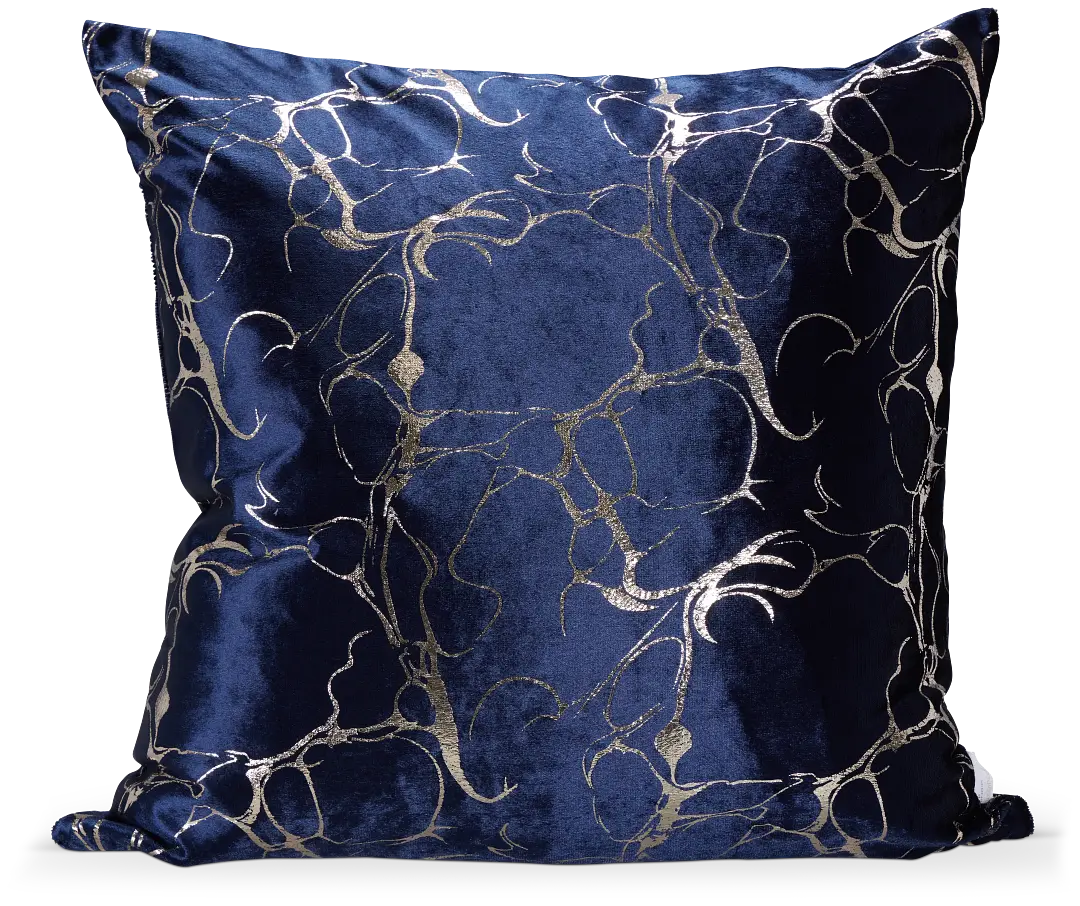 Logan Navy 22" Square Accent Pillow Logan Navy 22" Square Accent Pillow
