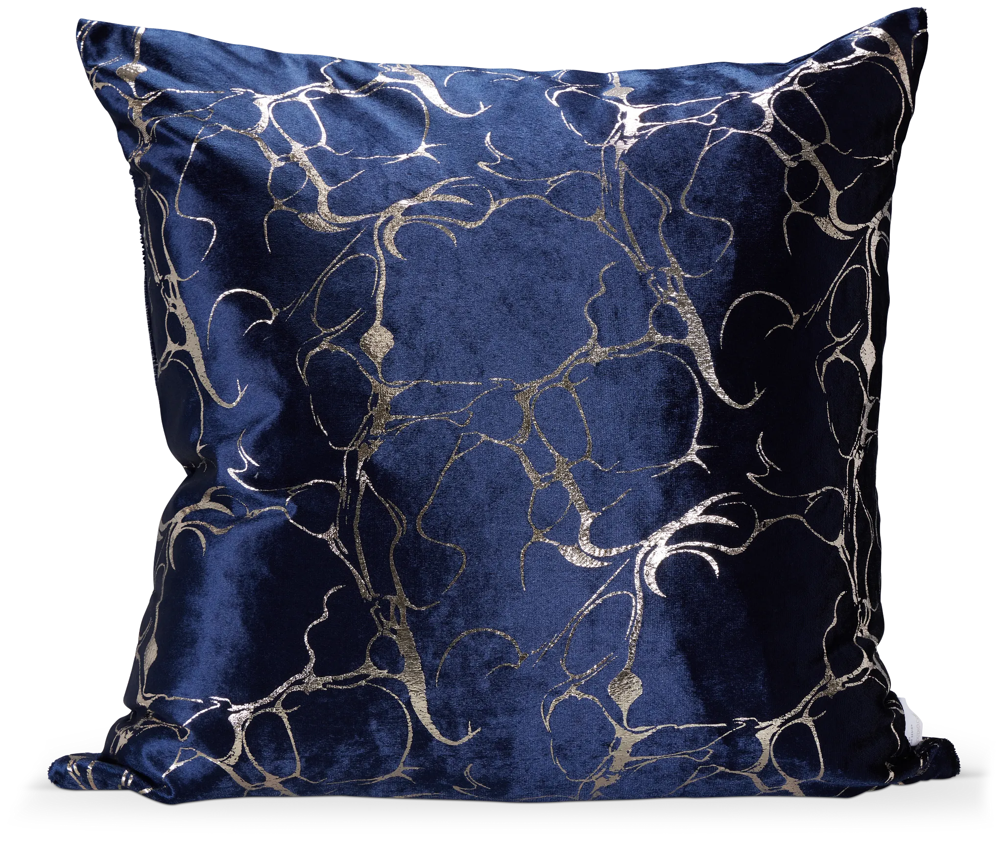 Logan Navy 22" Square Accent Pillow