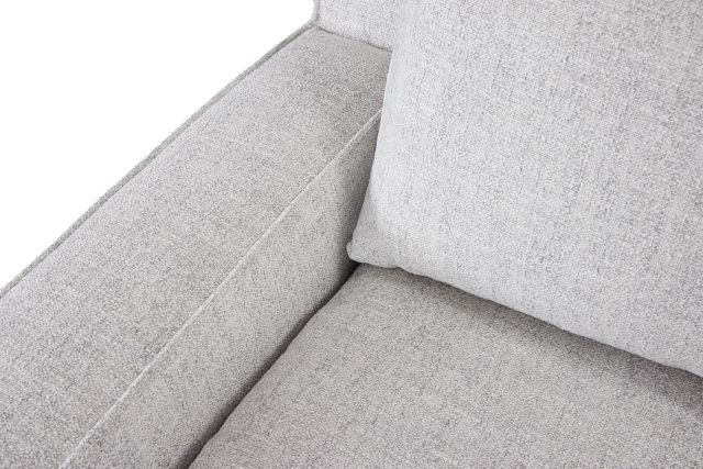 Aurora Light Gray Micro Small Two-arm Sectional