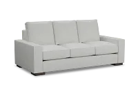 Edgewater Revenue White 84" Sofa W/ 3 Cushions