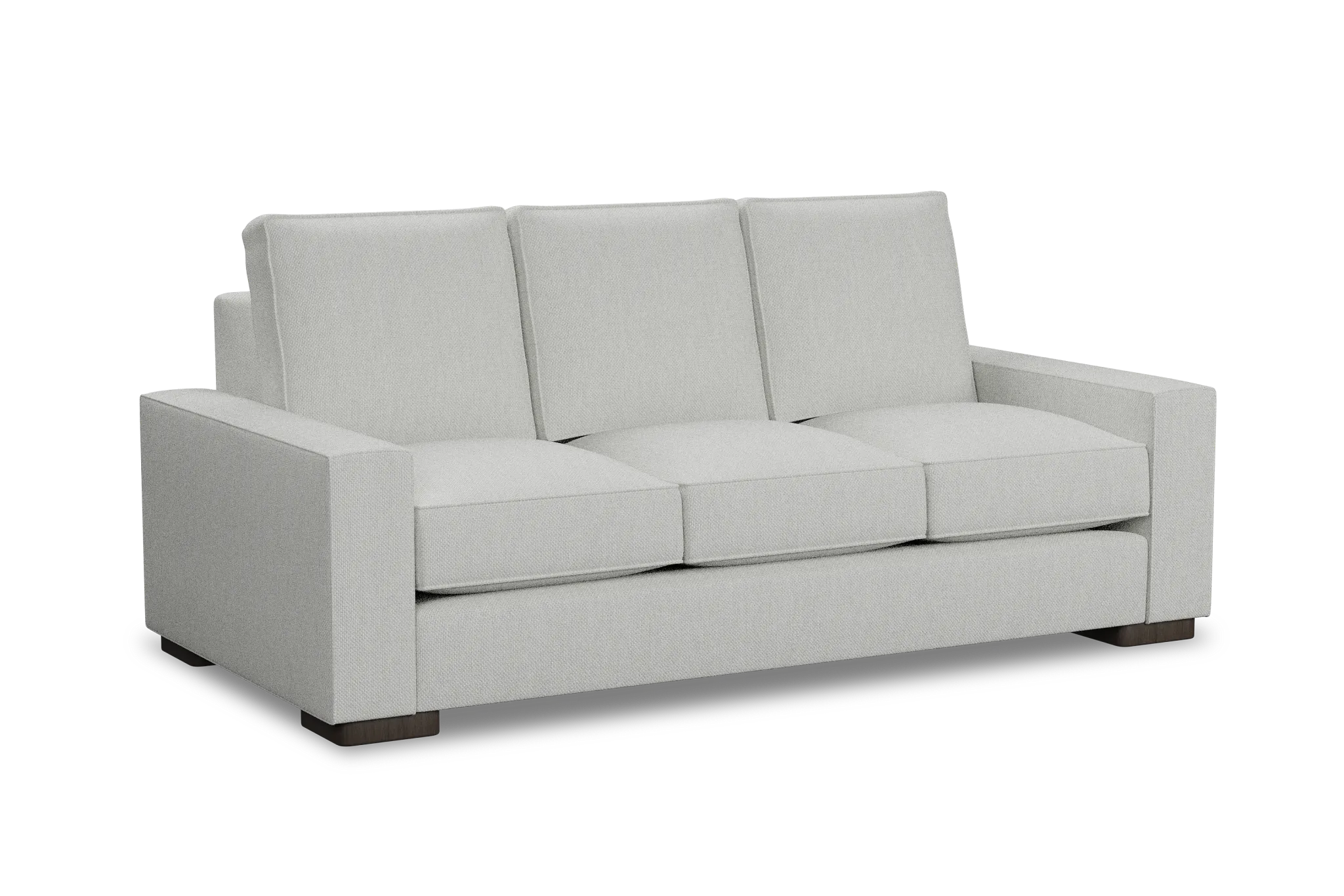 Edgewater Revenue White 84" Sofa W/ 3 Cushions