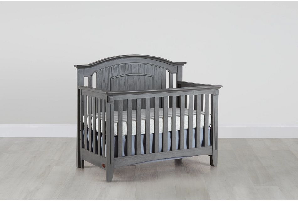 Willowbrook2 Gray 4in1 Crib