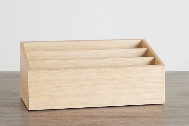 Avers Light Tone Wood File Organizer