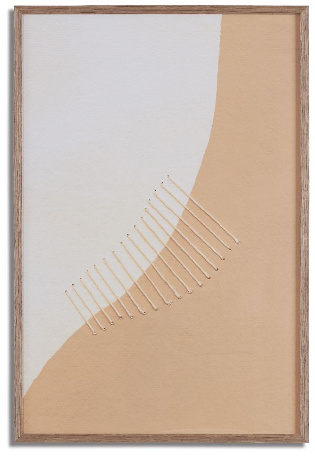 Nyla Dark Brown Framed Wall Art