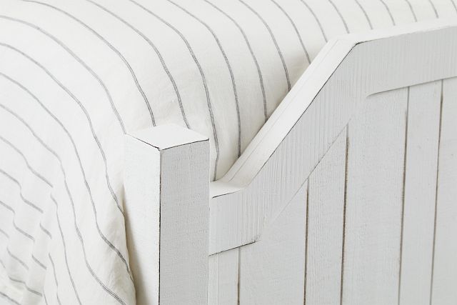 Elmhurst White Panel Bed
