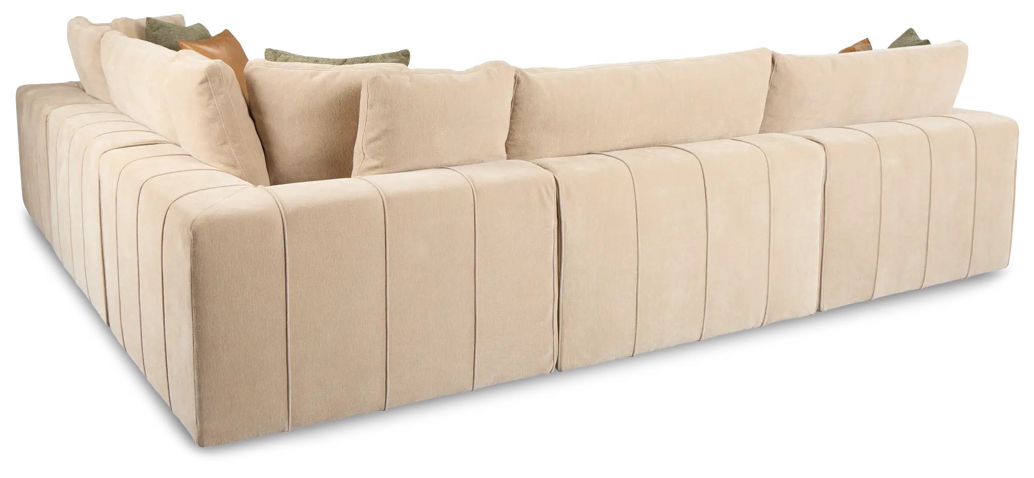 Cruz Light Beige Fabric 5-piece Modular Sectional Cruz Light Beige Fabric 5-piece Modular Sectional