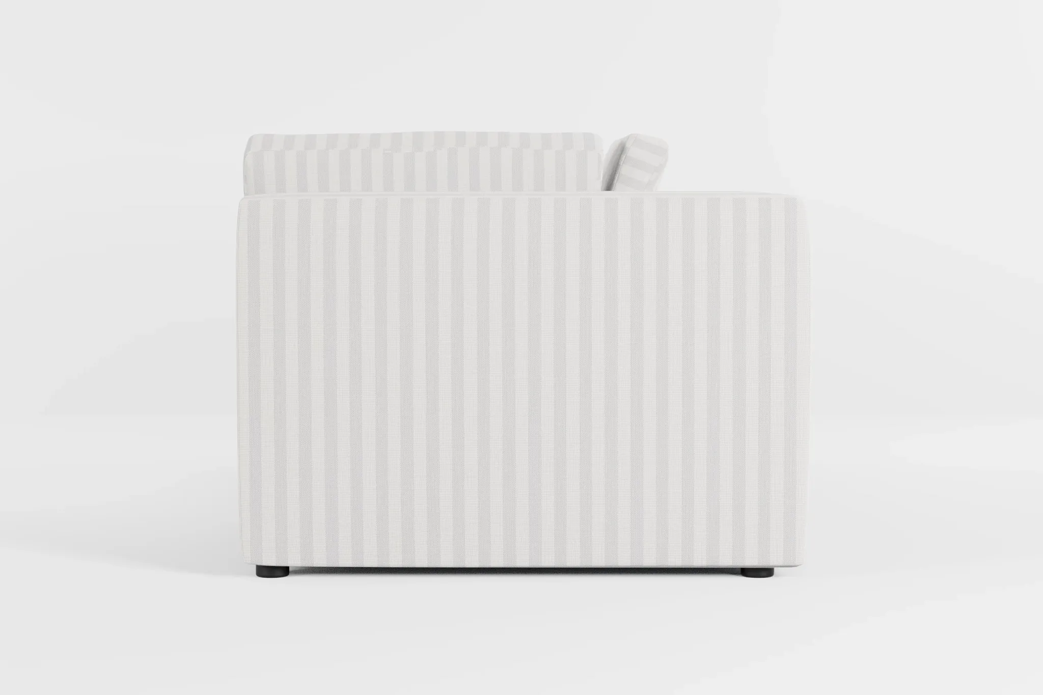 Destin Sea Lane Light Gray Fabric 2-piece Modular Sofa