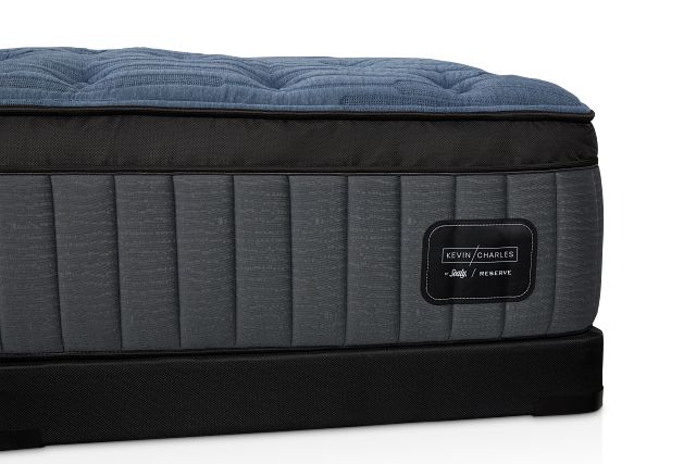 Kevin Charles By Sealy Reserve Lux Plush Low-profile Mattress Set