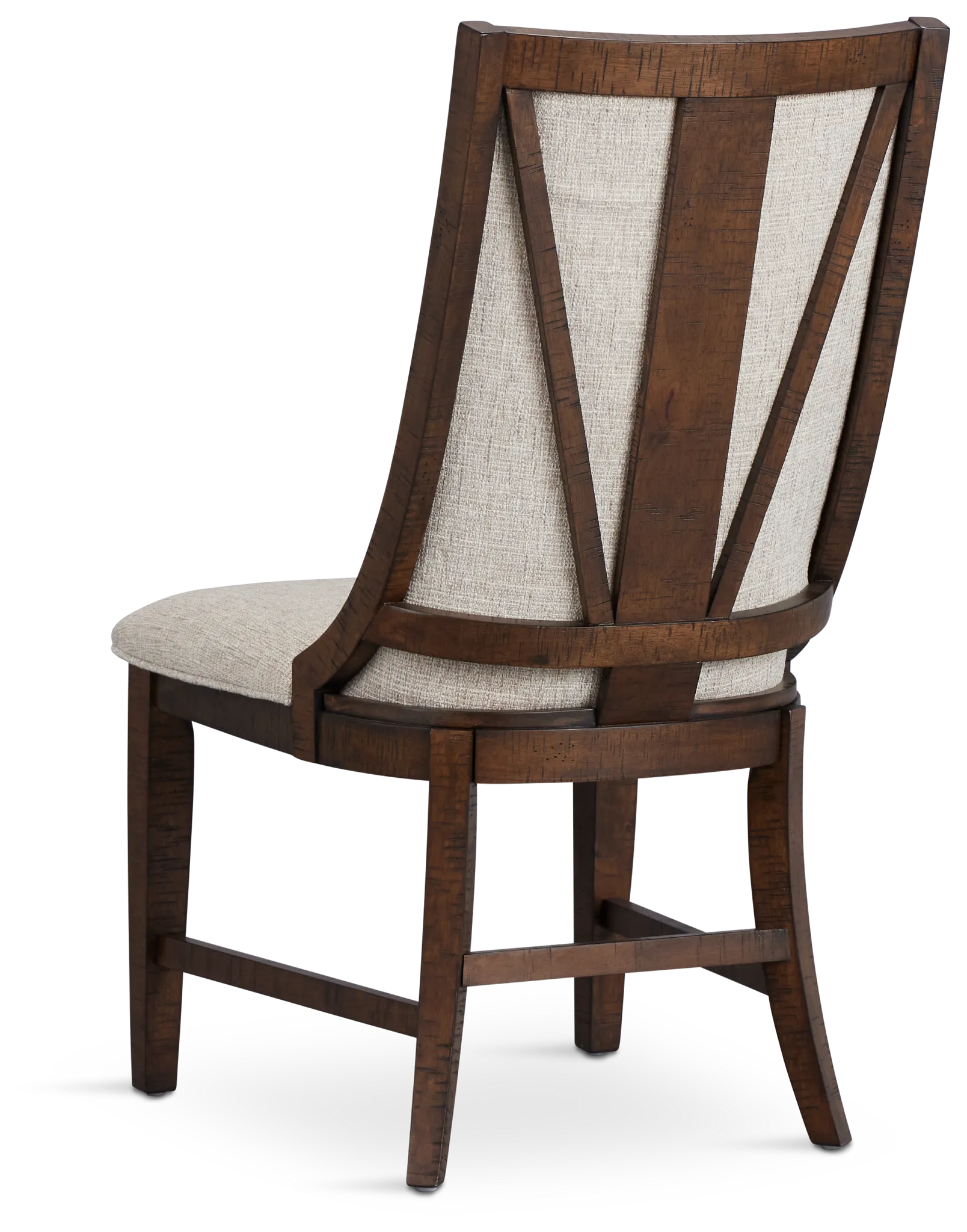 Heron Cove Mid Tone Curved Upholstered Side Chair