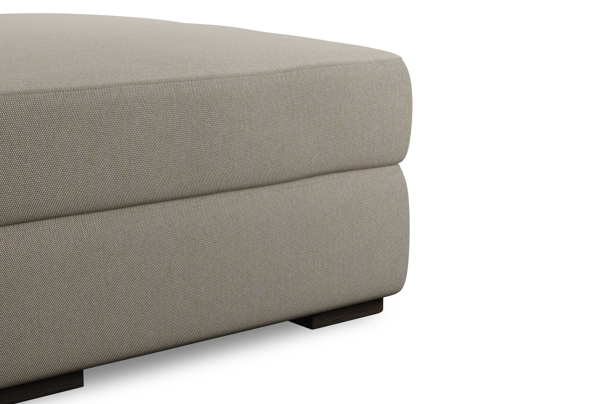Edgewater Peyton Beige Ottoman