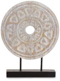 Rusty White Large Tabletop Accessory