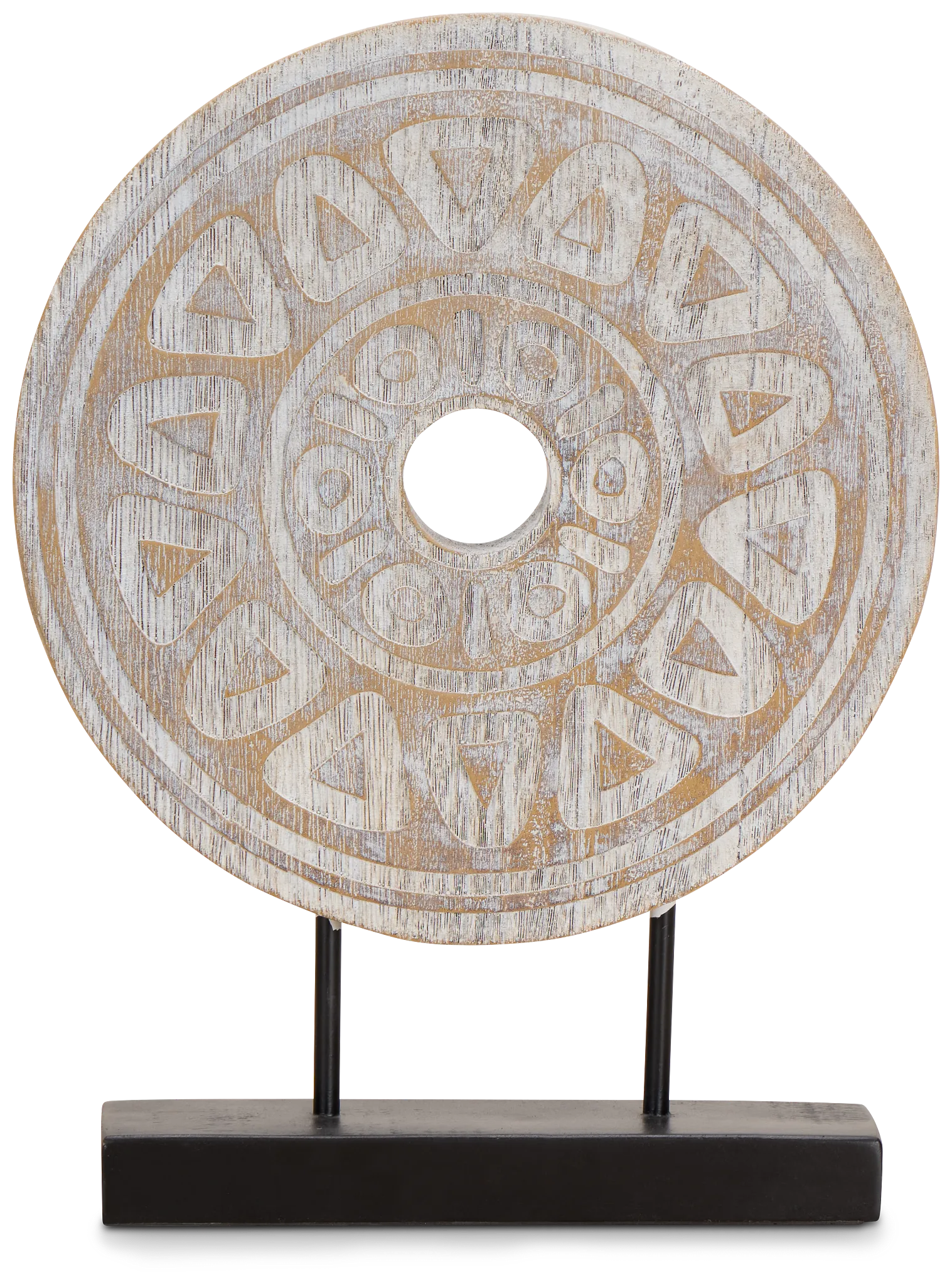 Rusty White Large Tabletop Accessory