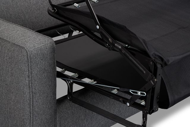 Siesta Delray Dark Gray Fabric Innerspring Sleeper