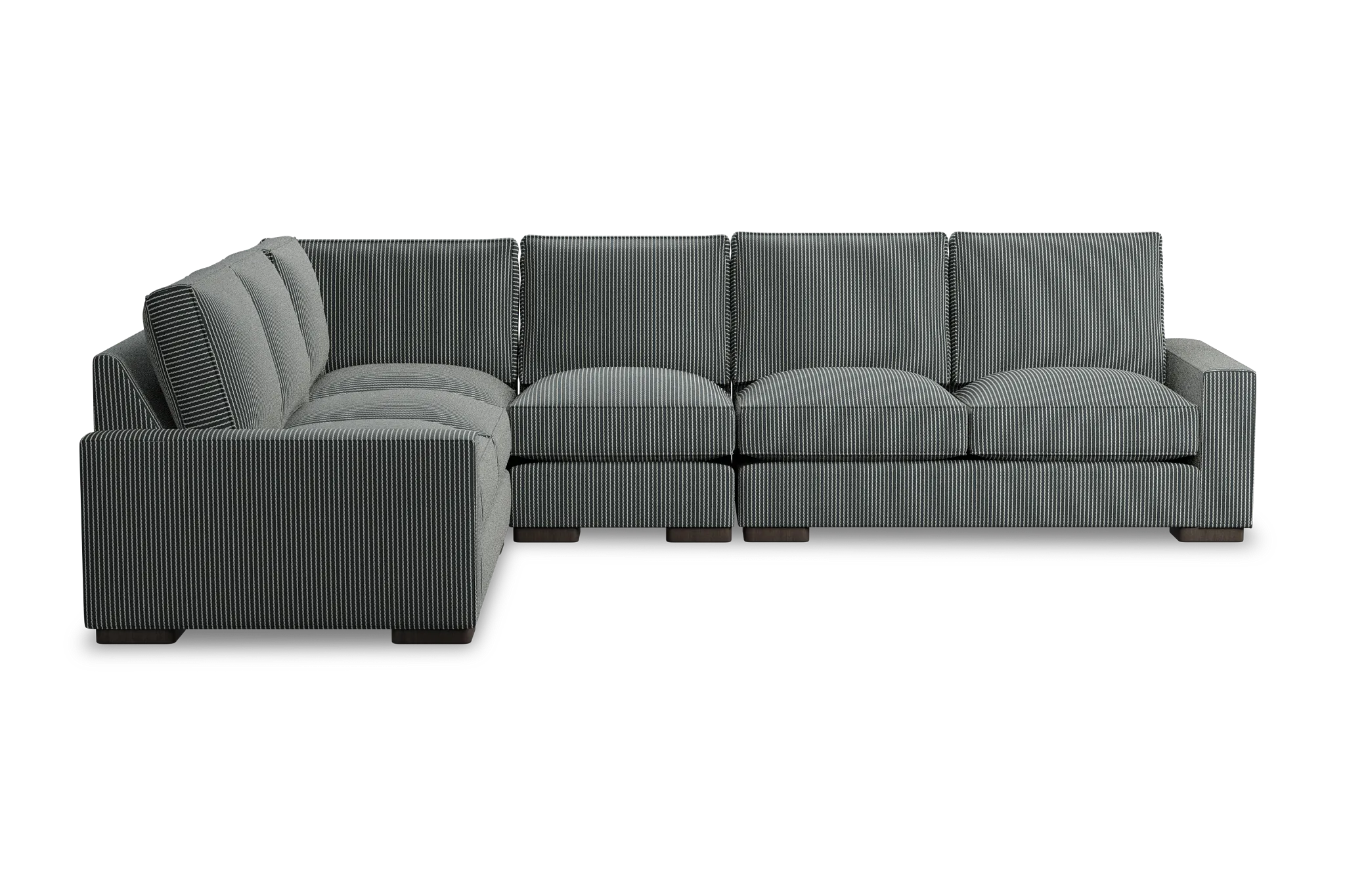Edgewater Lucy Navy Medium Two-arm Sectional