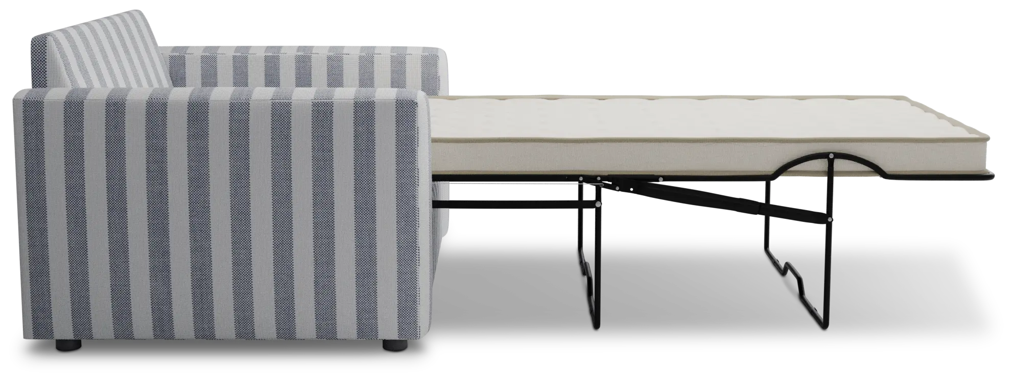 Siesta Sea Lane Dark Blue Fabric Innerspring Sleeper Siesta Sea Lane Dark Blue Fabric Innerspring Sleeper