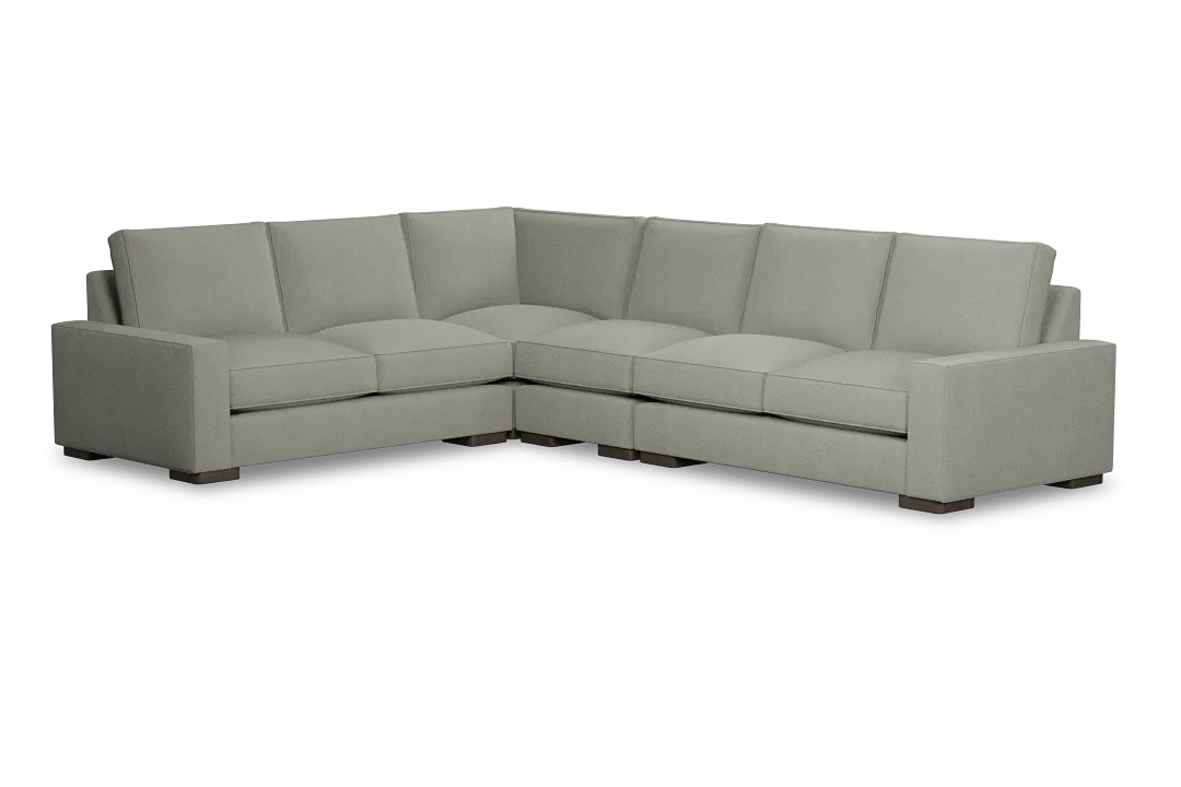 Edgewater Delray Pewter Medium Two-arm Sectional
