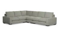 Edgewater Delray Pewter Medium Two-arm Sectional