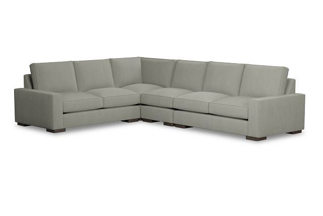 Edgewater Delray Pewter Medium Two-arm Sectional