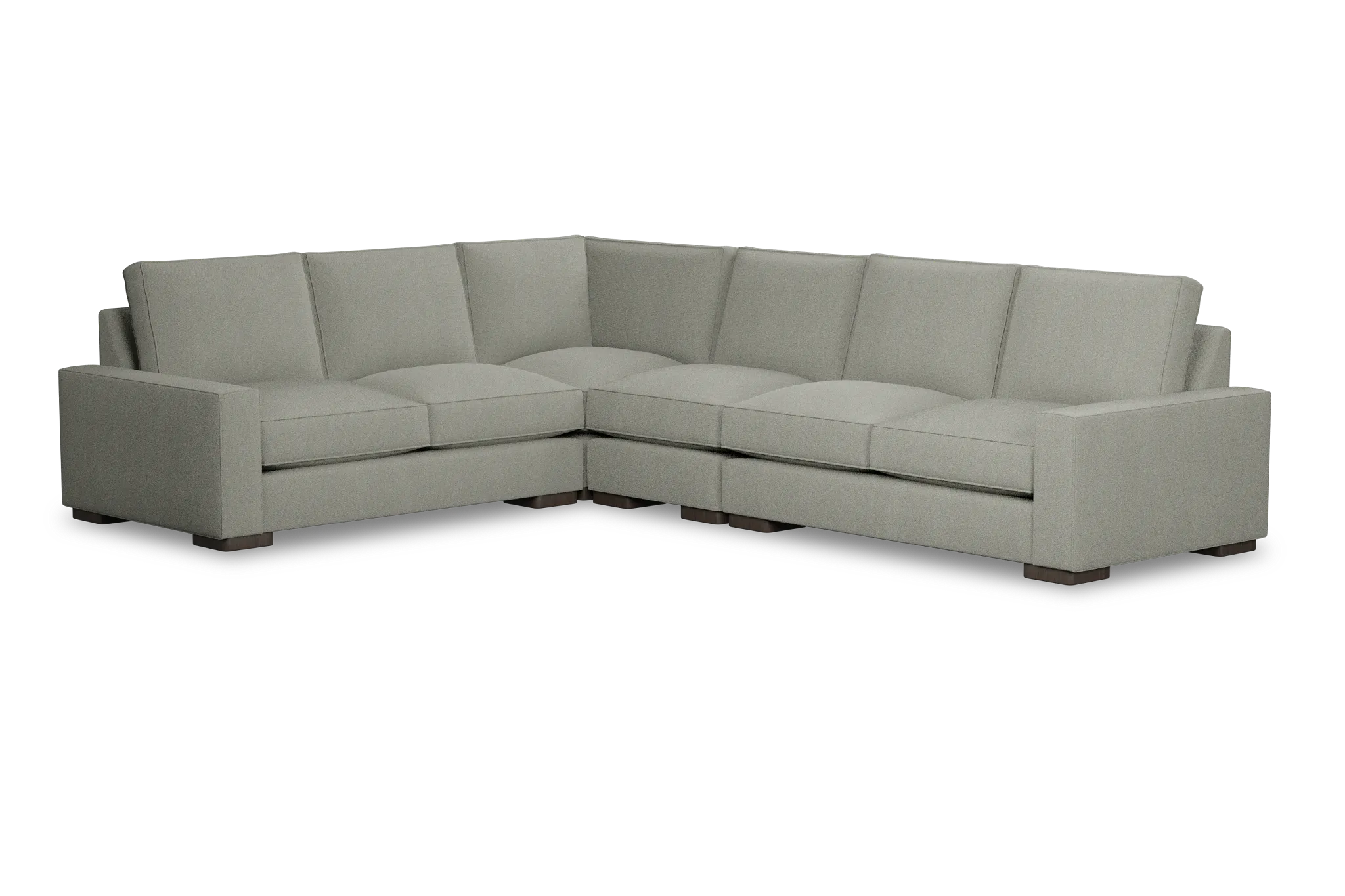 Edgewater Delray Pewter Medium Two-arm Sectional