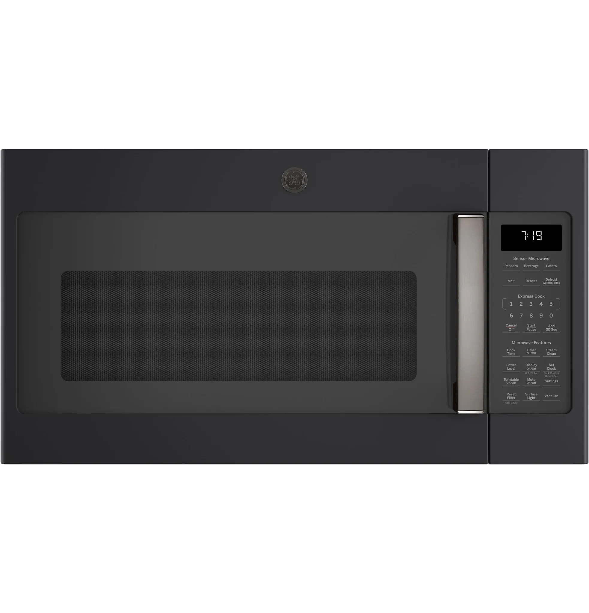 Ge 7195 Series Black Over-the-range Microwave