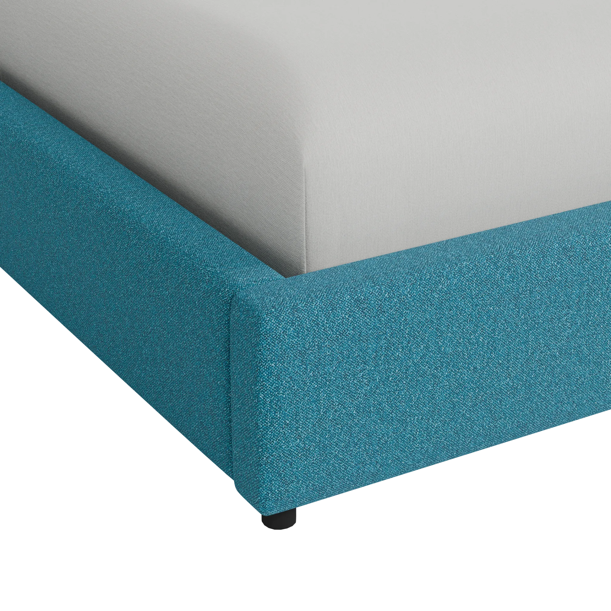 Grayton Peyton Beige 44" Upholstered Platform Bed