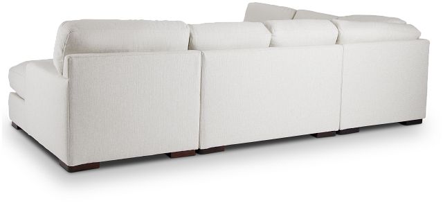 Veronica White Down Medium Right Chaise Sectional