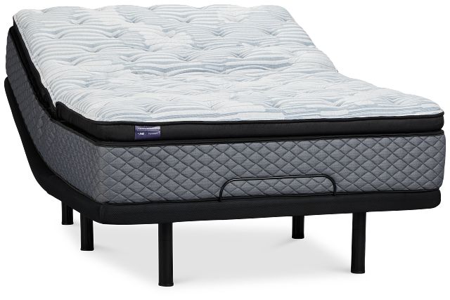 Kevin Charles By Sealy Signature Ultra Plush Plus Adjustable Mattress Set