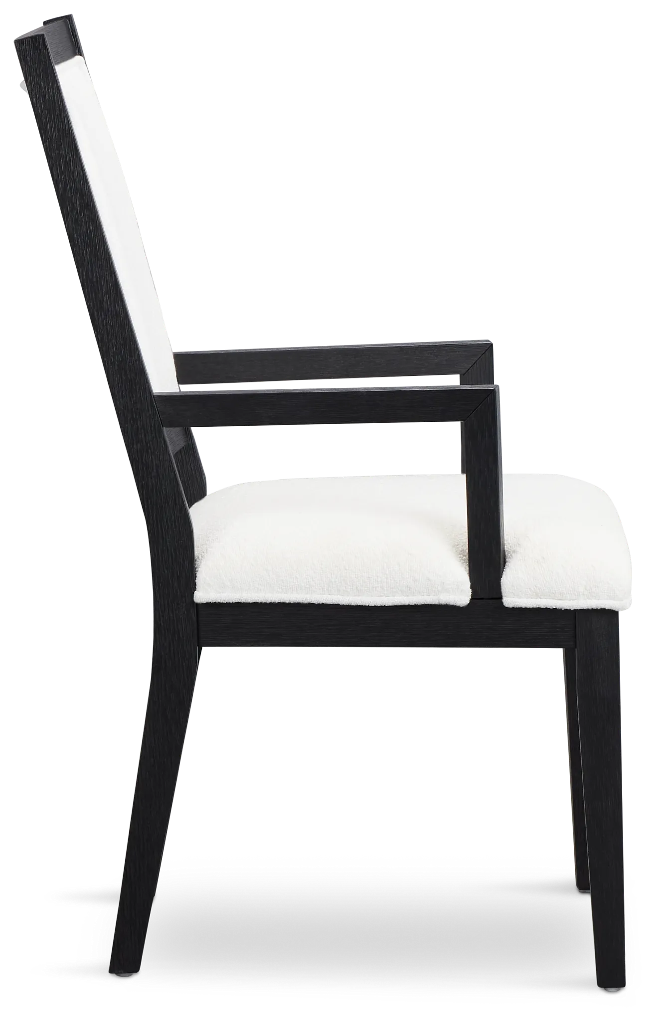 Alden Black Upholstered Arm Chair