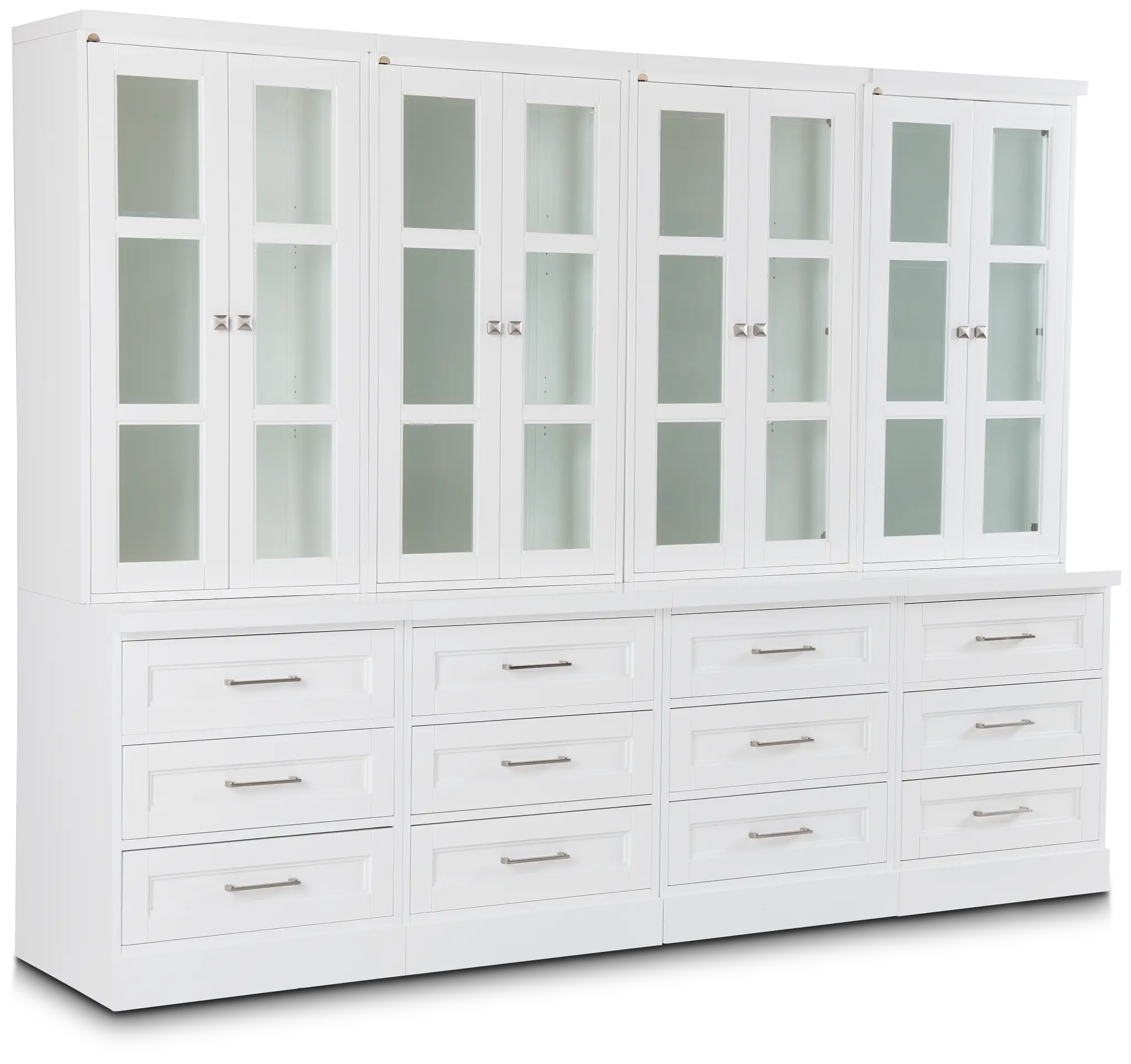 Newport White Drawer Bookcase Wall Newport White Drawer Bookcase Wall