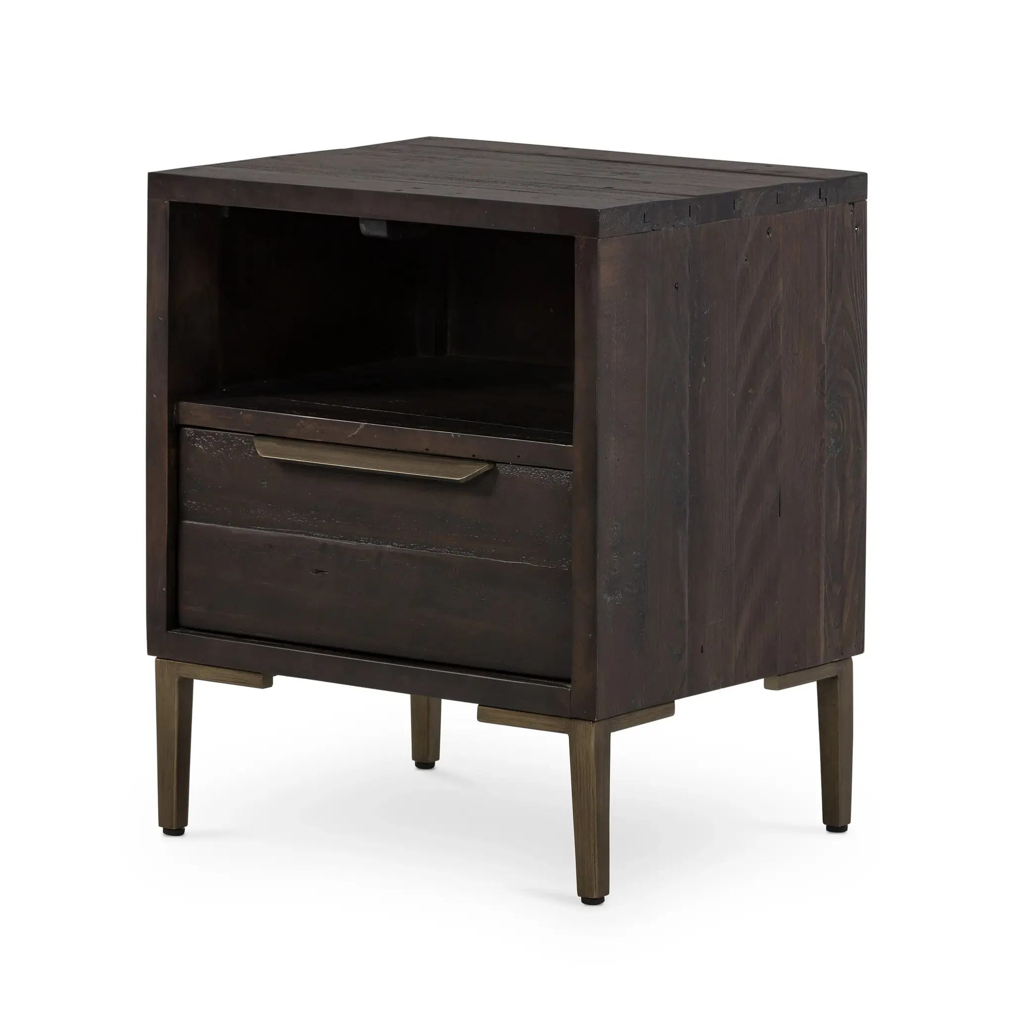 Four Hands Leone Dark Tone Nightstand Four Hands Leone Dark Tone Nightstand