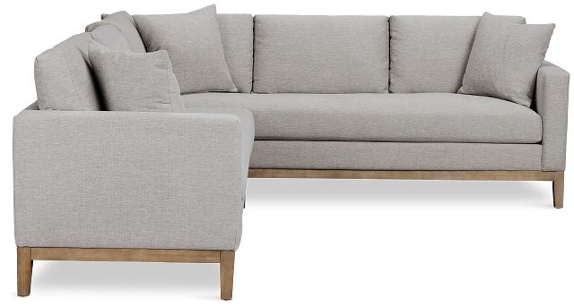 Emma Gray Fabric Small Two-arm Sectional