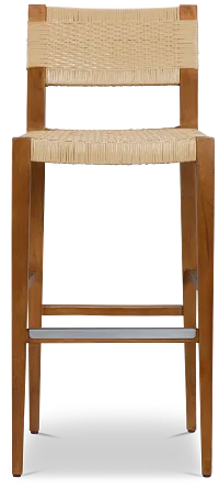 Avila Light Tone 30" Woven Barstool