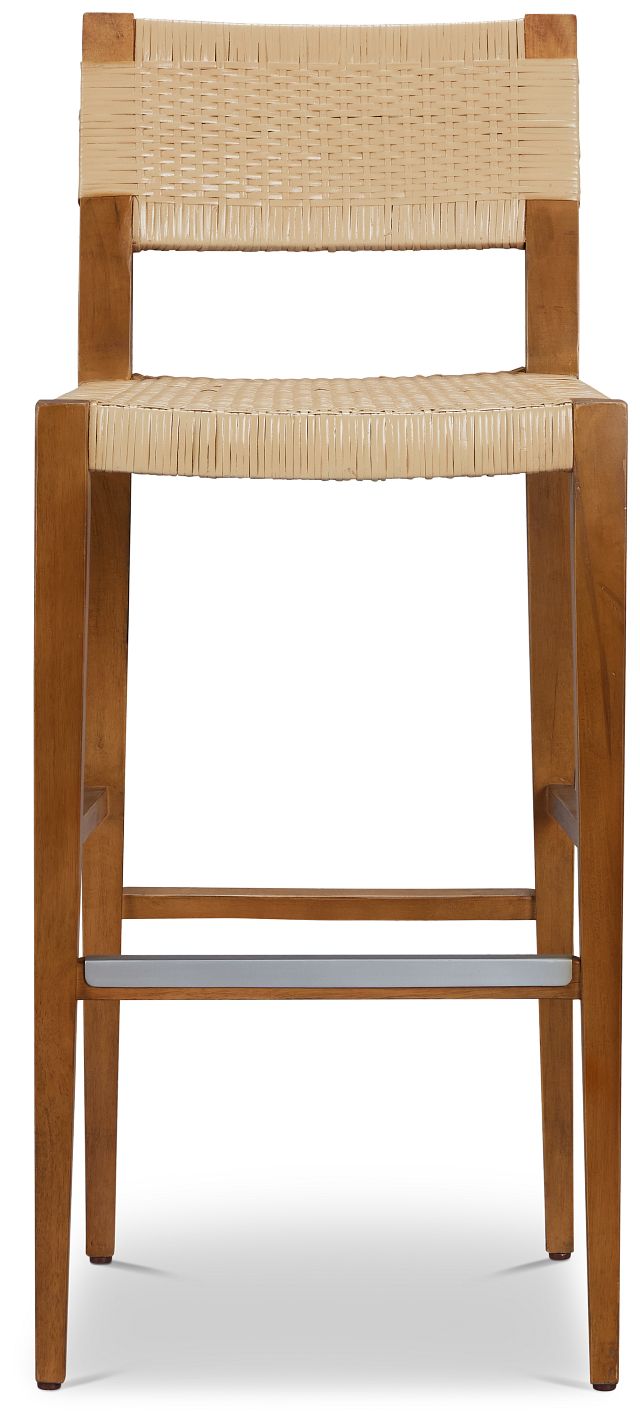 Avila Light Tone 30" Woven Barstool