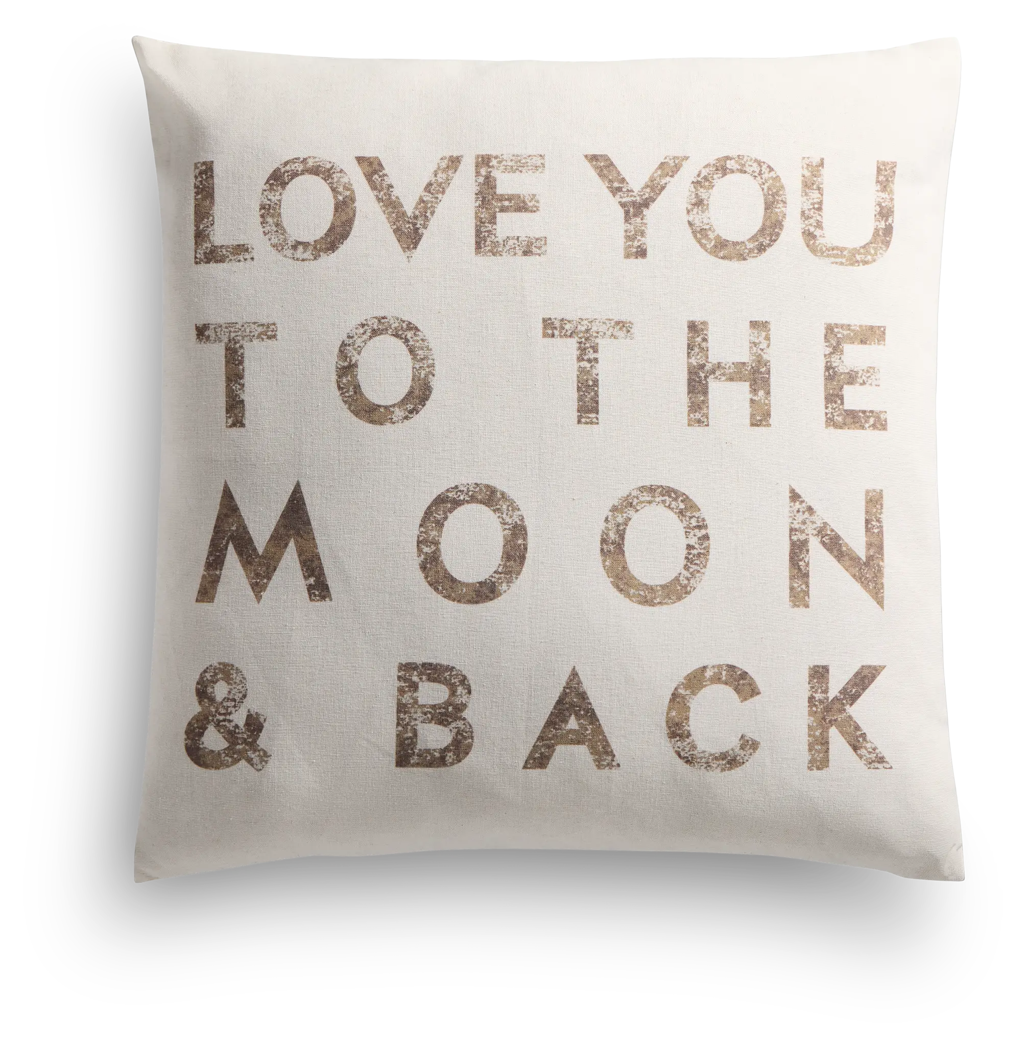 Love Ivory 22" Square Accent Pillow Love Ivory 22" Square Accent Pillow