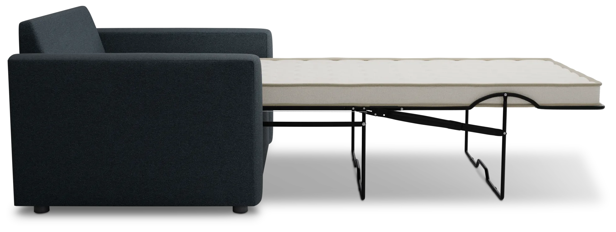 Siesta Elite Dark Blue Fabric Innerspring Sleeper