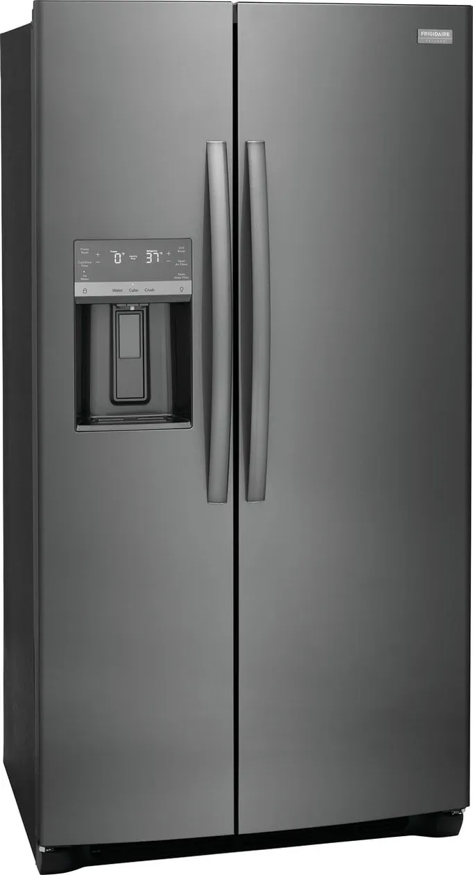 Frigidaire 2352 Series Black Stnl Steel Side By Side Refrigerator