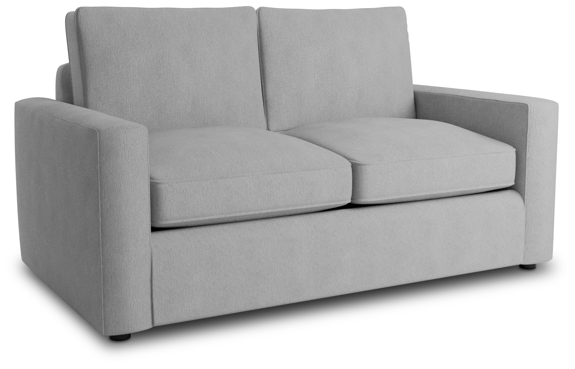 Siesta Revenue White Fabric Loveseat