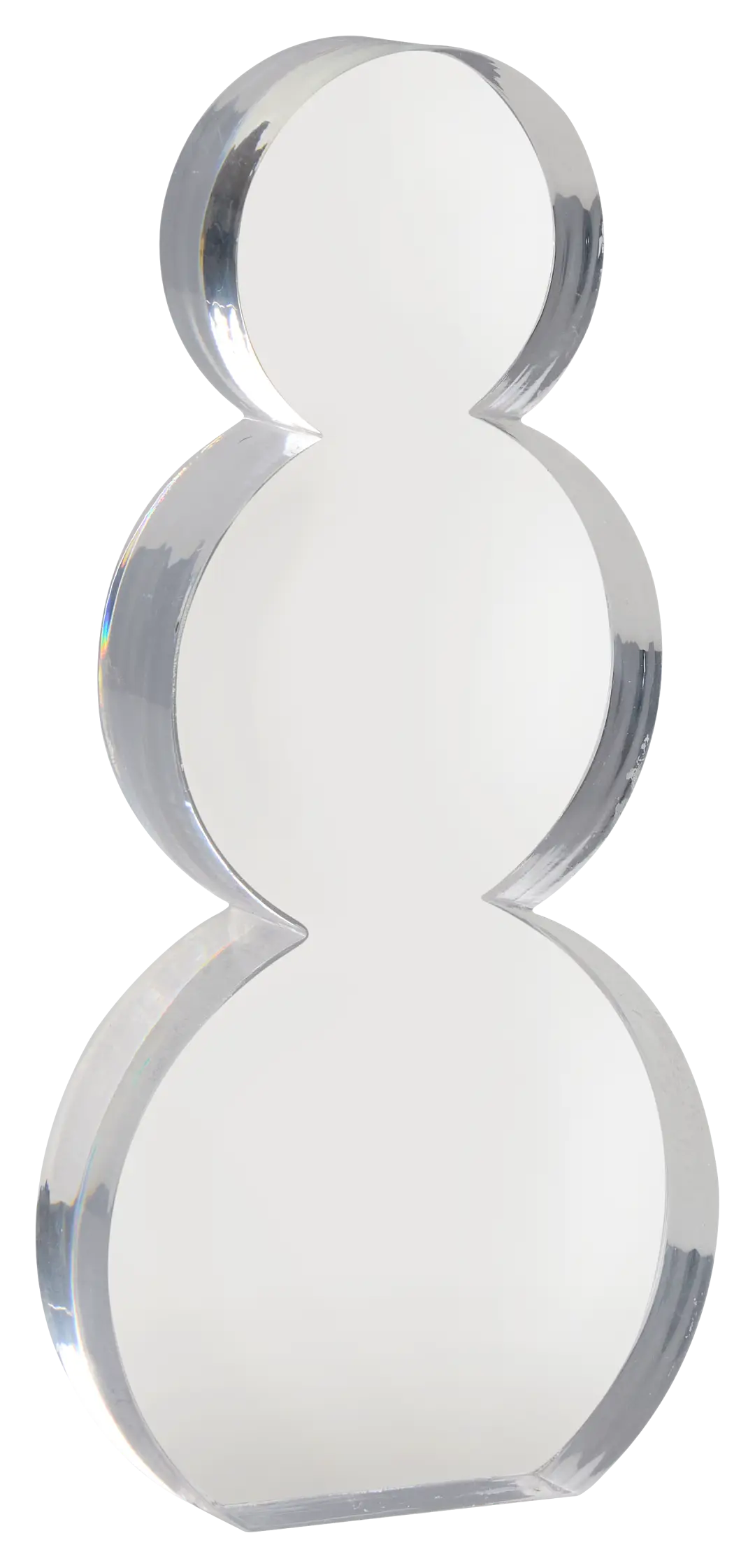 Snowman Clear Large Sculpture Snowman Clear Large Sculpture