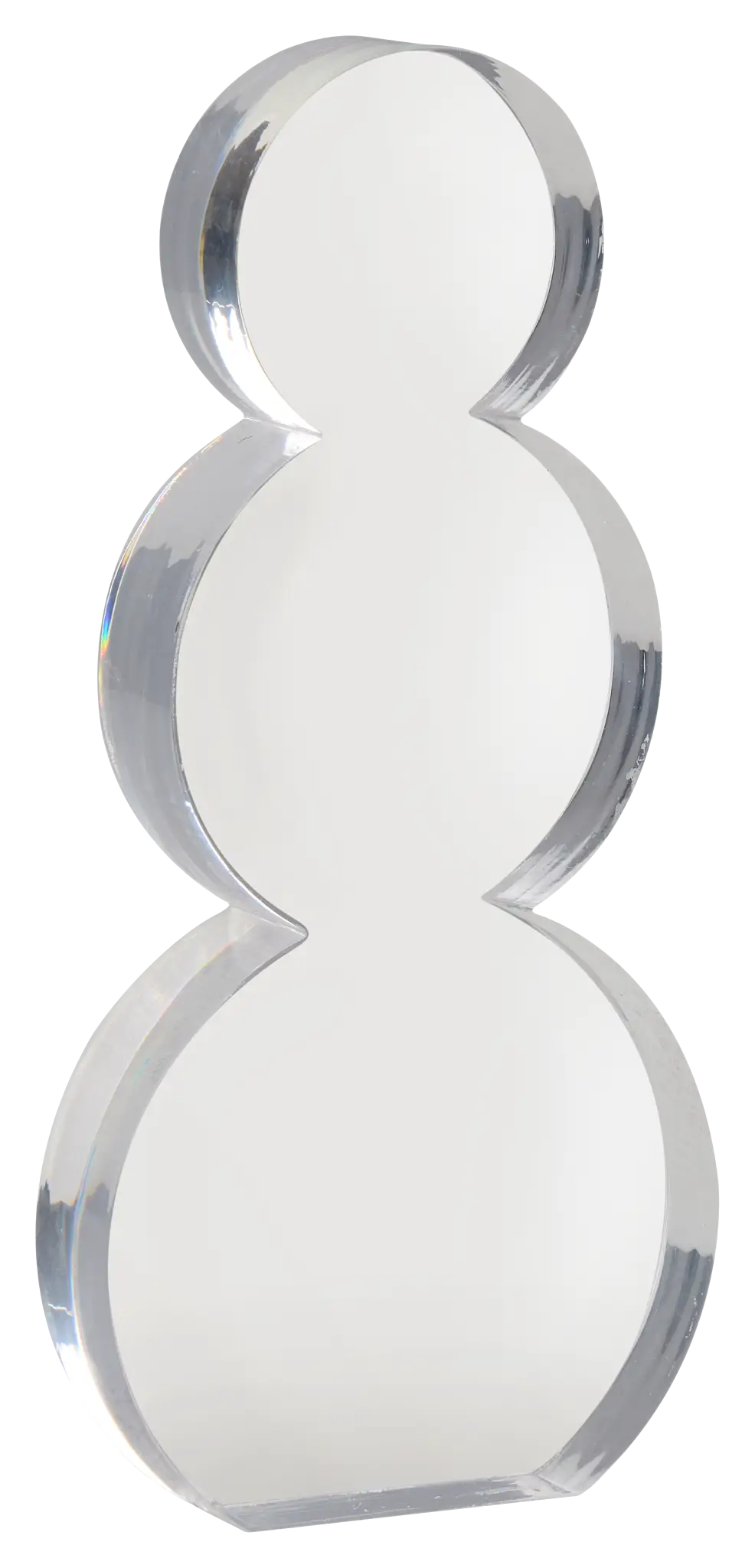 Snowman Clear Large Sculpture Snowman Clear Large Sculpture