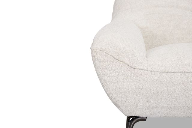 Zoey Light Beige Fabric Chair